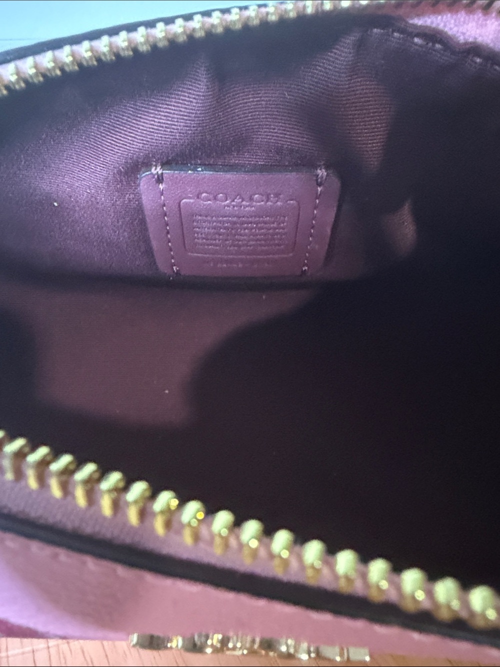 Coach Pink Cherry Barrel Mini Bag with Magenta Trim - Picture 7 of 9